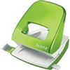 Leitz Perforatore in Metallo NeXXt WOW, fino a 30 Fogli, Retail Box, Verde