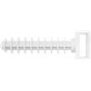 fischer 545786 Fascette fermacavo FCTP, bianco, fino a 9,5 breit x 3 hoch