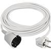 EMOS - Cavo di prolunga IP20 7 m - 1 presa Schuko - 250 V, 16 A, 3680 W - isolamento in PVC di alta qualità - H05VV-F3G 1,5 mm2 - protezione tattile rinforzata - per interni - bianco