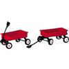 Lemax Red wagons, set of 2