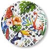 Excelsa Tropical Piatto Pizza, Multicolore