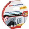 tesa UK Powerbond - Nastro biadesivo in schiuma ultra resistente, 5 m x 19 mm
