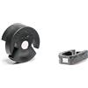 GEWA Sordina Tourte-Bech - per violino e viola - Con magnete integrato e clip in metallo - Nero - Rimane sullo strumento - Da agganciare alle corde