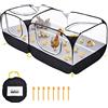 Coolty Box per piccoli animali, grande box pop up per esercizi, gabbia per cortile di pollo, recinto, parco giochi per cuccioli, gattini, conigli, anatre, galline