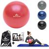 Seatwith Palla Pilates 23 cm - Borsa per Trasporto + E-book PDF Esercizi - Ideale Sia per Principianti che Non - Palla Pilates Piccola e Molto Leggera per Allenarsi a Casa, palla fitness piccola