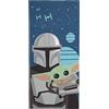Jay Franco Star Wars The Mandalorian Lui é con Me 71 cm x 147 cm Asciugamano da Spiaggia in 100% Cotone/Telo Mare