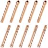 OTOTEC 10PCS 10N23 1/16 '' 1.6mm Tungsteno Elettrodo Collet Punte per WP17 WP18 WP26 TIG Serie Torcia di Saldatura Rosso Rame Ricambi Accessori Torcia di Saldatura