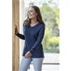 Elevate Abbigliamento personalizzate. Maglione donna scollo V Elevate Stanton - Elevate personalizzate o neutre