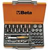 Beta 920B/C33-20 chiavi a bussola esagonali, 13 a giravite e 5 accessori in cassetta di lamiera