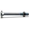 DOJA Barcelona DOJA Industrial | Viti con Testa Tonda e Dado Quadrato | 6 x 30 mm | 25 Pezzi | Set Bulloni Carrello con Collo Quadrato | Bulloni e Dadi per Molteplici Usi: Porte, Serrature, Recinzioni e tanto altro
