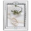 zep srl Cornice PAVIA da Tavolo NOZZE D'ARGENTO in Silver Plated per foto 15x20 Verticale, Placcata Argento Made in Italy