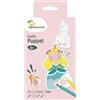 Avenue Mandarine GY008O - Quaderno a spirale Graffy Puppe 24 marionette da dito pretagliate da colorare 12x12 cm 250g (12 motivi x2), Principi e principesse