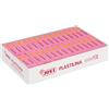 Jovi - PLASTILINA, Pasta da modellare a base vegetale, 30 x 50 grammi, Colore rosa, Grande plasticità, Senza glutine, Ideale per bambini a partire dai 2 anni (7007)