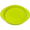 webake Stampo Crostata 24cm Teglia Crostata in Silicone Professional Antiaderente Stampini per Crostatine per Torte Torta di Pane Pancakes Pizza (Verde)