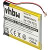 vhbw batteria compatibile con Sony NW-A808B, NW-S639, NW-S639F, NWZ-A818BLK, NWZ-A828KBLK MP3 music player lettore musicale (750mAh, 3,7V, Li-Ion)