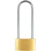 CABLEPELADO Lucchetto ad arco lungo | Lucchetto di sicurezza | Lucchetto in ottone | Ottone e arco in acciaio | Larghezza: 50 mm