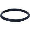 Alberts 530365 Fune metallica, zincata, con rivestimento in plastica antracite, lunghezza 3,8 mm, Ø filo 55 m
