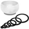 Avanda Campane Set O-ring per un supporto sicuro più suono, 6 sottobicchieri da Ø 3 a 13 cm per campane da molto piccole (Ø 5 cm) a molto grandi (Ø oltre 50 cm)