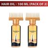 Indulekha Bhringa - Olio per capelli 100 ml (confezione da 2) - India