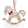 Swarovski Holiday Cheers Decorazione Cavallo a Dondolo di Pan di Zenzero