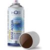 HQS High Quality Spray HQS Bomboletta di Vernice Spray 400ml Base Acqua Colori Ral (Ral 8017 Marrone Cioccolato)