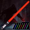 OSDUE Lightsaber RGB a 7 Colori Modificabili - 2024 New Spada Laser, Soundfont di Battaglia di Film Simulati, Lightsaber Light Up Toy per Adulti e Adolescenti, Manico Lunghezza Regolabile 41-80 cm