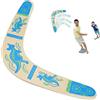 JINSION Boomerang, Ritorno Boomerang Bambini, Boomerang Volante in Legno a Forma di V, Giochi di lancio Boomerang Giocattolo di Sport all'Aria Aperta Attrezzature Sportive da Gioco per Bambini, Adulti