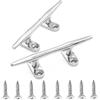 9Tong Corda Pesante Bitte per Barca Marino Base Aperta Tacchetti da Barca Acciaio Inossidabile Bitte per Dock Hardware Kayak da ormeggio SUS316 100mm 2pcs