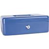 DONAU 5233001PL-10 - Cassetta portavalori grande, 250 x 90 x 180 mm, colore: Blu