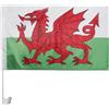 AZ FLAG Bandiera per Auto Galles 45x30cm - Bandierina da Auto Gallese 30 x 45 cm, Car Flag