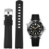 FOUUAAO Cinturini per Orologi per Omega Silicone in Gomma Morbida Impermeabili 20mm 22mm Cinturini per Omega Seamaster 300 SpeedMaster De Ville Original