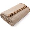 ACUSHLA Coperta di lana merino, Coperta Lavorata a Maglia Disegno Nordic Coperta divano Ideale per Esterni, Campeggio, Divano Letto, Viaggi- Coperta in Lana Super Morbida 160 x 200 cm