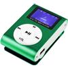 OcioDual Lettore MP3 Player Musicale Mini USB Jack 3.5mm Verde Digitale Portatile con Clip Schermo LCD per Sport Corsa