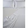 LENZUOLISSIMI - Lenzuola in Raso di Cotone Satin 300 Fili con Angoli Matrimoniale Queen 160x200 cm Made in Italy - Avorio