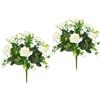 Flair Flower Bouquet di rose artificiali artificiali in seta per matrimoni e matrimoni