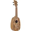 GEWA Soprano Ukulele Manoa Pineapple - Bambù massiccio - Motivo laser Haida - Naturale satinato - incl. Gig Bag imbottito - K-PA-BBH