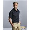Russell Collection Abbigliamento personalizzate. Camicia maniche corte uomo in cotone popeline - RUSSELL COLLECTION - Russell Collection personalizzate o neutre