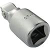 AERZETIX - Estensione/Prolunga/Punta - 1/2x50mm - per chiave a cricchetto manuale/pneumatico - Forma sferica di lato maschio - Adattatore per bussola con 4 lati - in acciaio CR-V - C45213