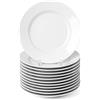 Holst Porzellan - BL 021 FA1 - Servizio di 12 piatti da dolce, Porcellana, bianco