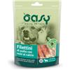 Oasy snack dog filettini di pollo con ossi al calcio busta 100 g