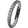 s.Oliver Bracciale da uomo in acciaio inossidabile, fornito in confezione regalo per gioielli,