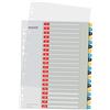 Leitz Indice stampabile con tasti 1-20, Formato A4, Resistente, Gamma Cosy, Multicolore, 12490000