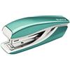 Leitz Mini Cucitrice NeXXt WOW, Capacità fino a 10 Fogli, Design Ergonomico in Metallo, Include Punti, Blu Ghiaccio