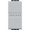 BTicino SNT4053AF Livinglight Deviatore Assiale Light, Grigio Tech
