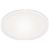 BRILONER Leuchten - Pannello a LED, plafoniera dimmerabile, incl. telecomando, regolazione della temperatura di colore, luce notturna, 24 watt, 2.200 lumen, bianco, Ø40cm