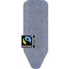 Brabantia Ironing Board Cover C 124x45 cm - Denim Blue | 100% Cotton Top Layer with 8mm Foam Padding for Size C Ironing Boards | Durable, Washable, and Easy to Install