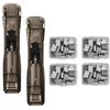 BGCYEGD Pinzatrice aspinta,con200 clip di ricarica riutilizzabili,(1 pezzo)