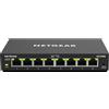 Netgear Switch Netgear GS308E 8 porte Gigabit Ethernet 10/100/1000 di rete gestito Nero [GS308E-100PES]