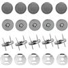 Ziranee Bottoni Magnetici Scatto,30 PCS Chiusura Magnetica Automatici Magnetici in Metallo per Borse Cucire Artigianali Abbigliamento Produzione in Pelle 18MM