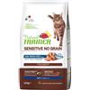 Trainer Natural Cat Natural Trainer Sensitive No Grain con Trota Crocchette gatto - Set %: 2 x 1,5 kg